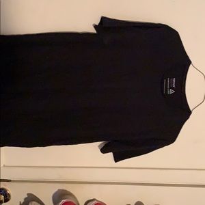 Black longline shirt
